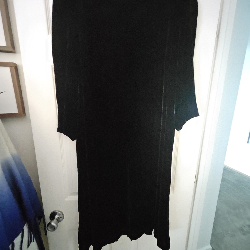 Elegant Black Long Sleeve Dress